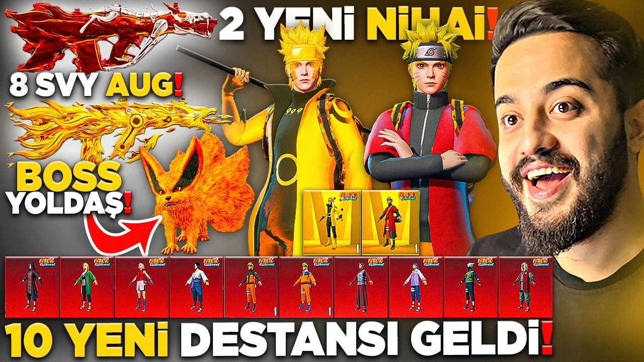 2 YENİ NİHAİ SET 8 SEVİYE AUG ve 10 DESTANSI SET BİRDEN GELDİ! YENİ ÖDÜL YOLU! PUBG Mobile