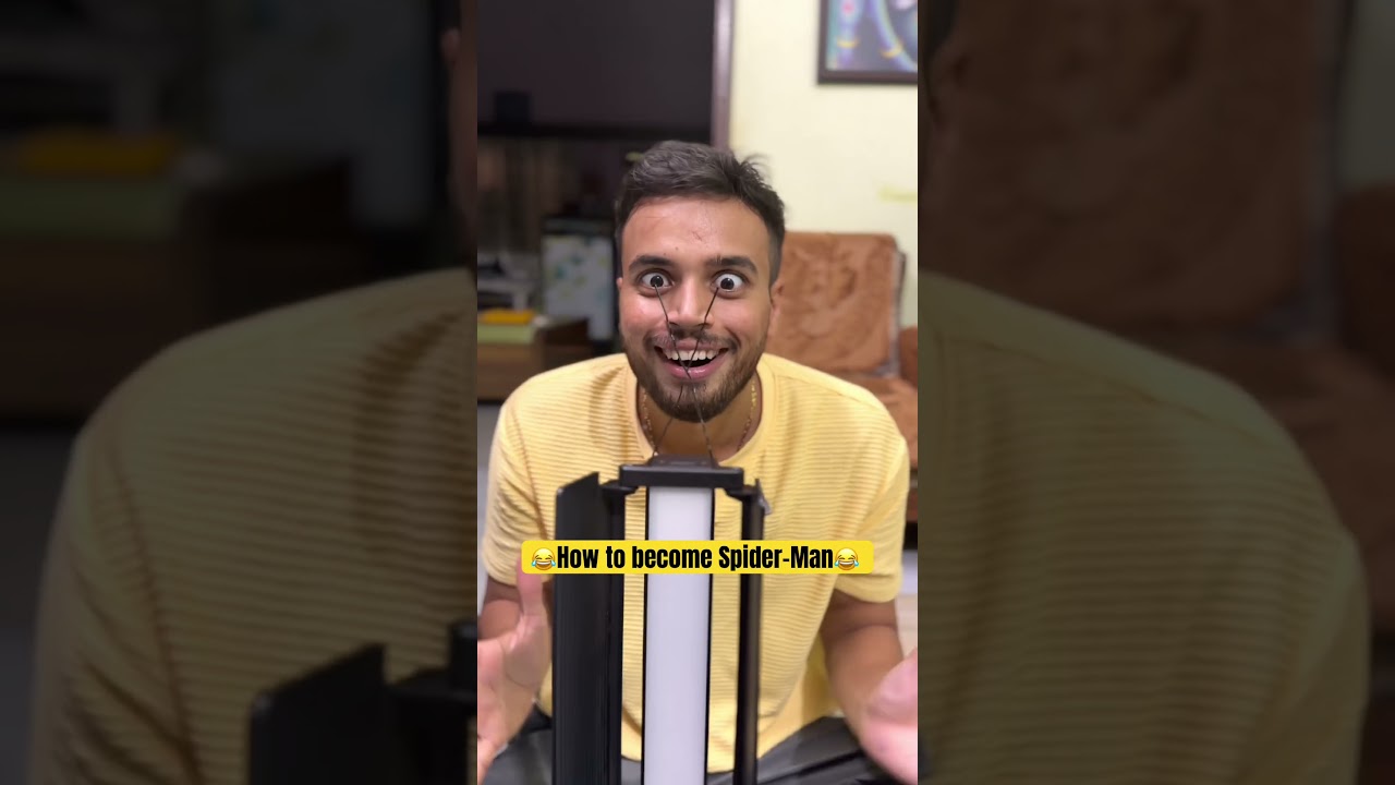 How to become Spider-Man 😂😂 #shorts #trending #comedy #funny