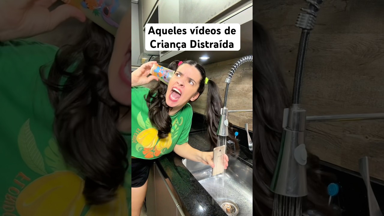 Quando minha mãe fala que sou distraída. Eu: #fyp #crianças #infantil