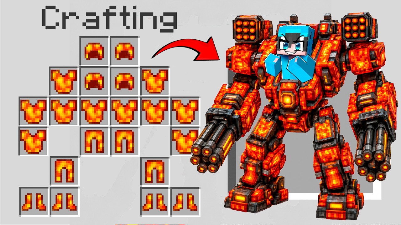 Como Conseguir ROBOTS Gigantes en Minecraft...