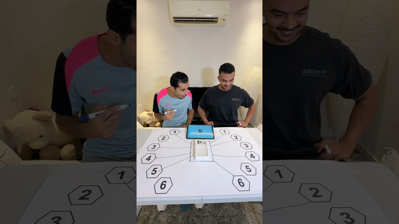 تحدي الأرقام 😂❤️