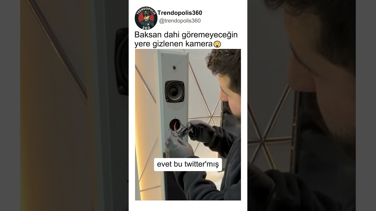 Şeytanın bile aklına gelmeyecek bir yöntemle gizli kamera saklamışlar..🤔
