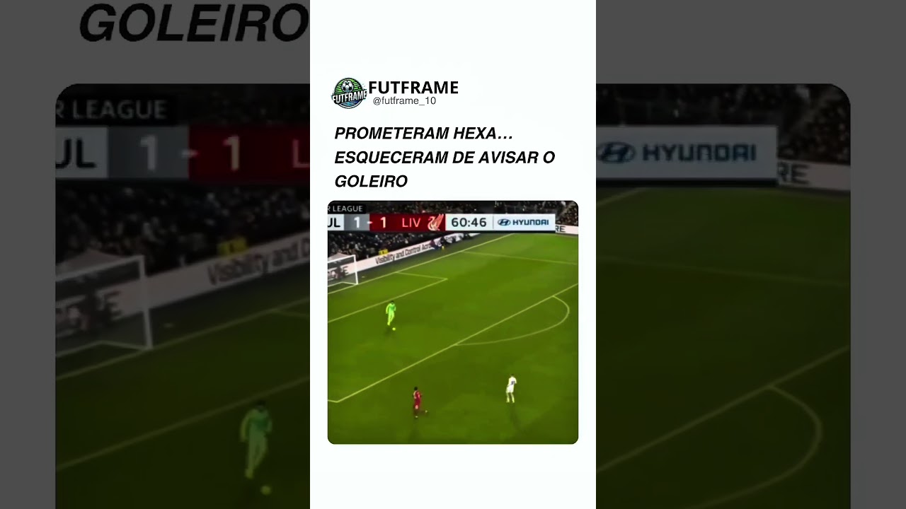 A GENTE CONFIA… O PROBLEMA É O GOLEIRO! #futebol #soccer #shorts #futebolarte