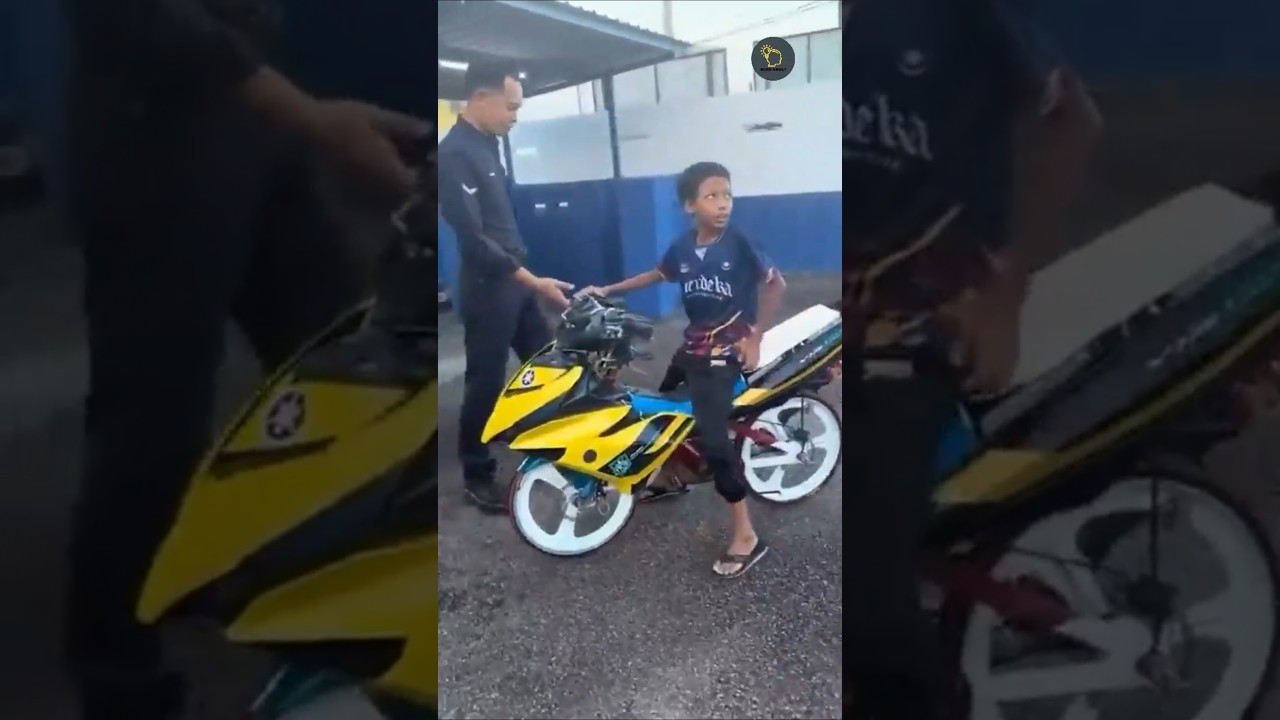 ظنه يقود دراجة نارية... لكن الحقيقة أدهشته! 🤯#shorts #معلومات_عامة #اكسبلور #bike #ترند