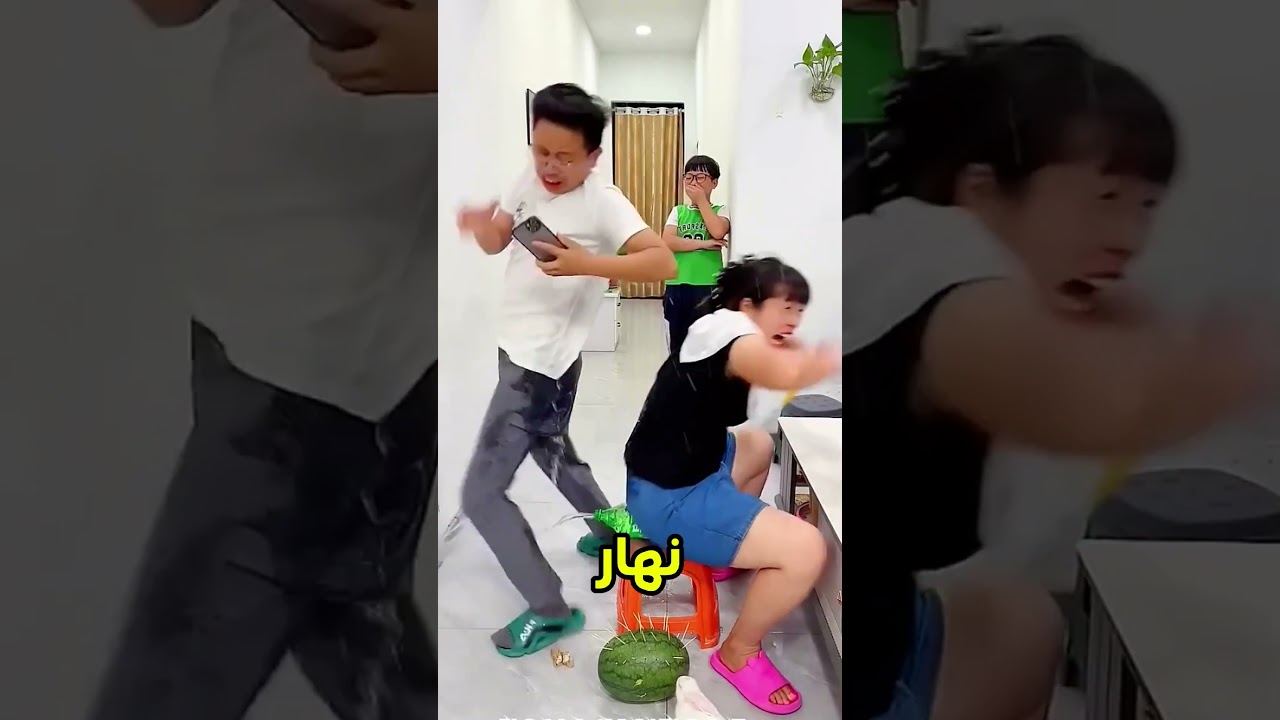 مقلب البطيخة اتحول لكارثة مضحكة! 😂