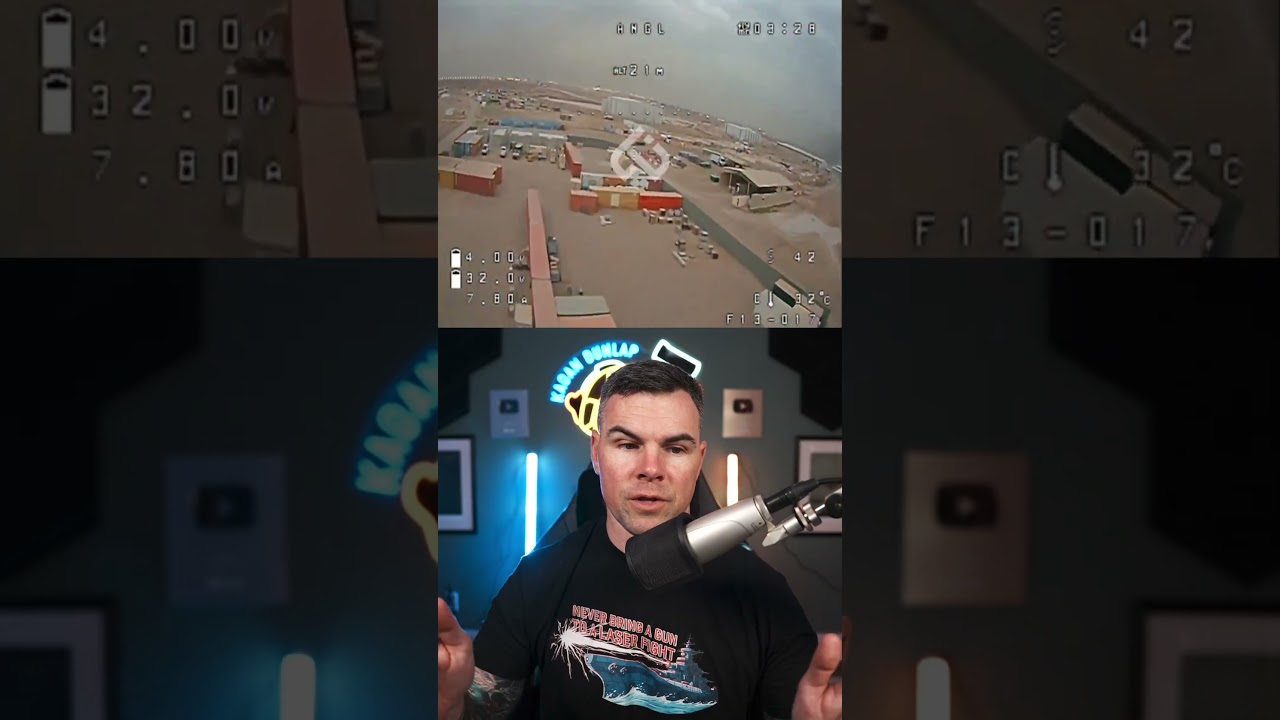 The "Islamic Resistance in Iraq" Shared FPV Footage Of A Strike  On Camp Victory.