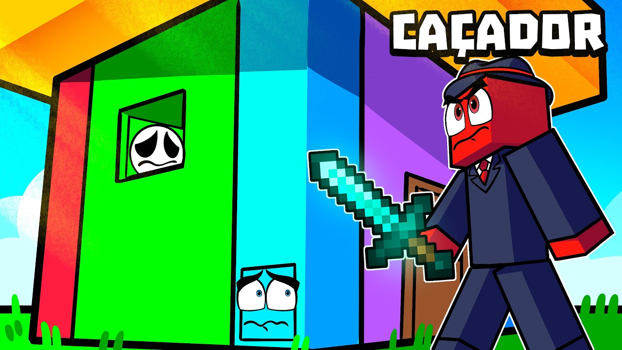Turma do Problems no Esconde-Esconde das Cores!