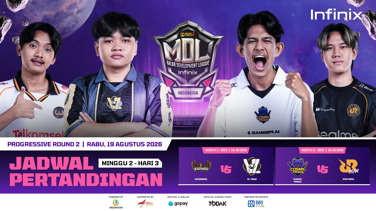 🔴LIVE | INFINIX MDL ID S14 | Regular Season - Progressive Round 2 | Hari 3