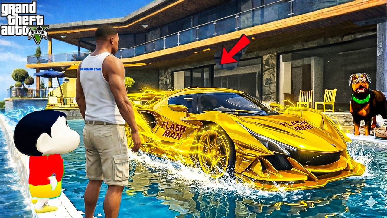 Franklin & Shinchan Test The Best Car For Climbing In GTA 5 in Telugu | Pennem Star