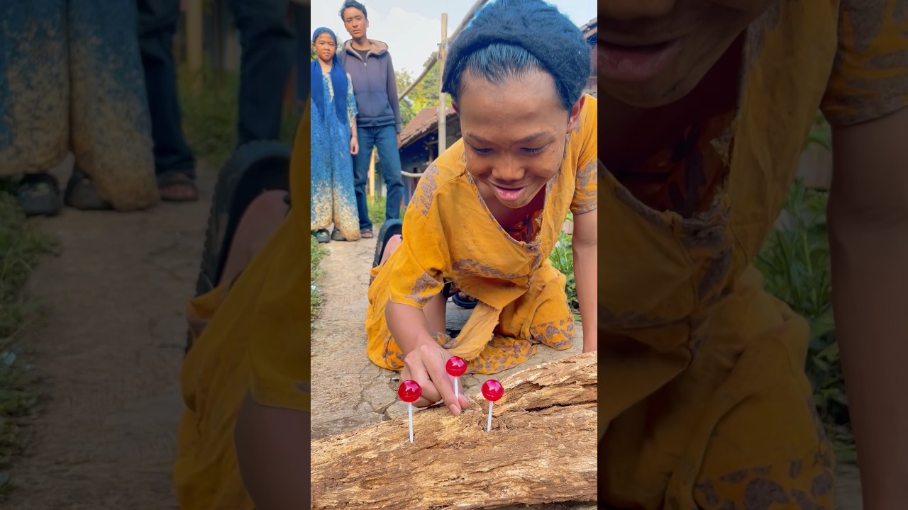 Ini permen musik stroberi ditelan joget joker tengge tengge #diy #kreatif #viral #art #craft