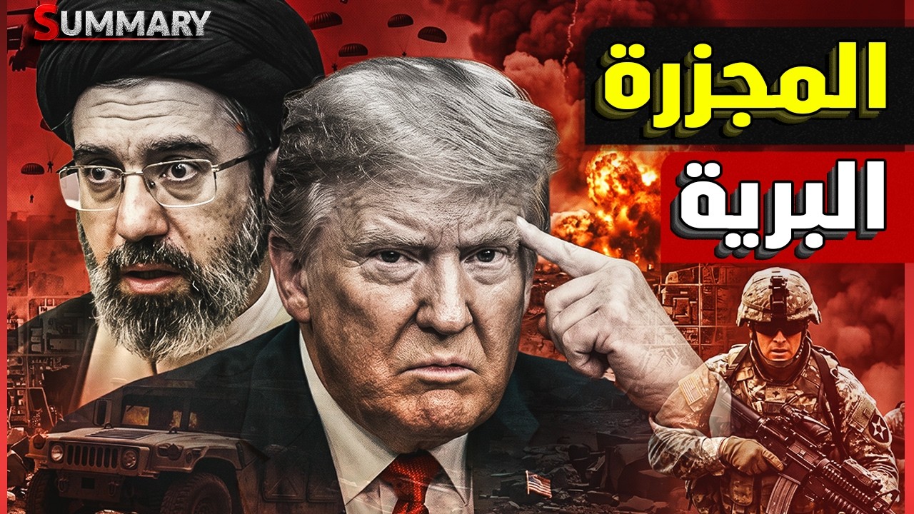 ترامب يطلق الجيش لـ 60 يوماً لحرب "لا رجعة فيها" ضد إيران ويهدد باجتياح بري لـ "جبل الفاس" النووي