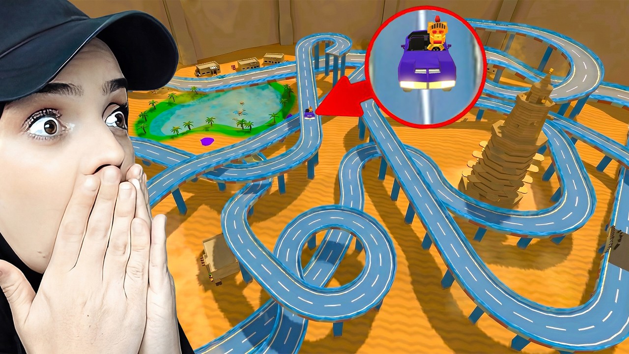 SÜPER AYI ÇÖLE DEVASA BİR ARABA PİSTİ KURDU! 😱🚗