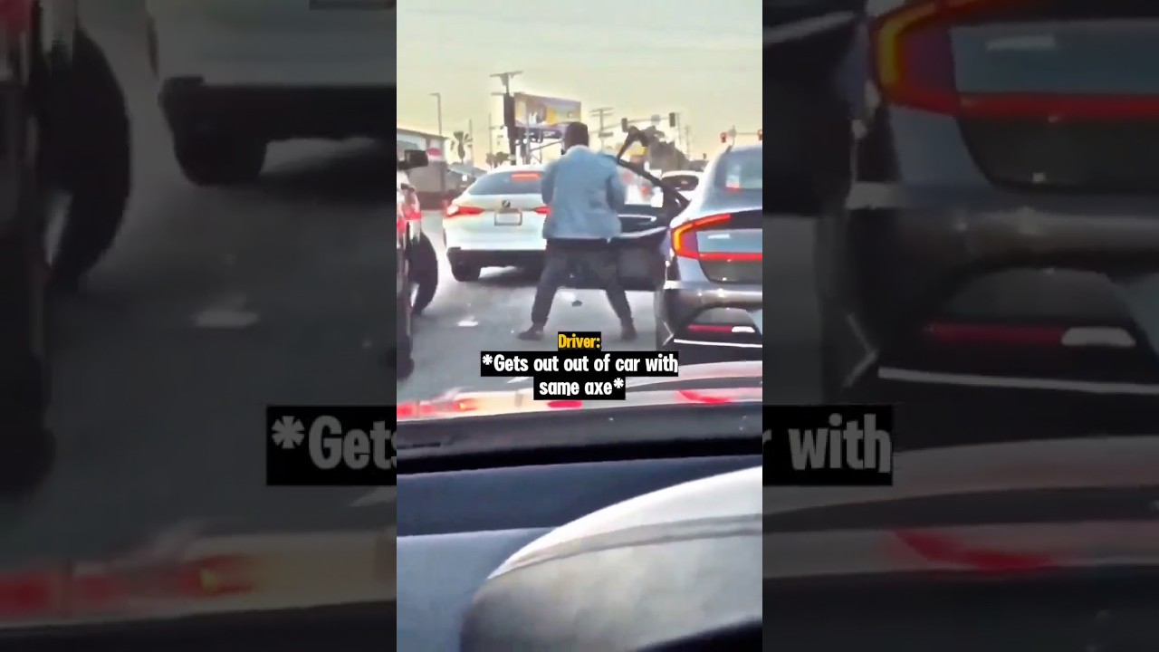 Road Rager Throws Rock at the Wrong Driver's Car