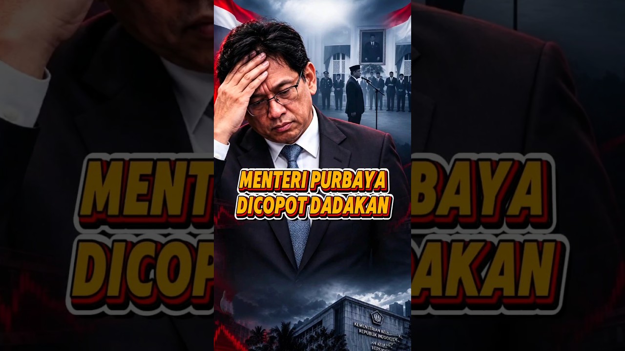 MENTERI PURBAYA DICOPOT MENDADAK #purbayayudhisadewa #kemenkeu #menteripurbaya #beritaviral