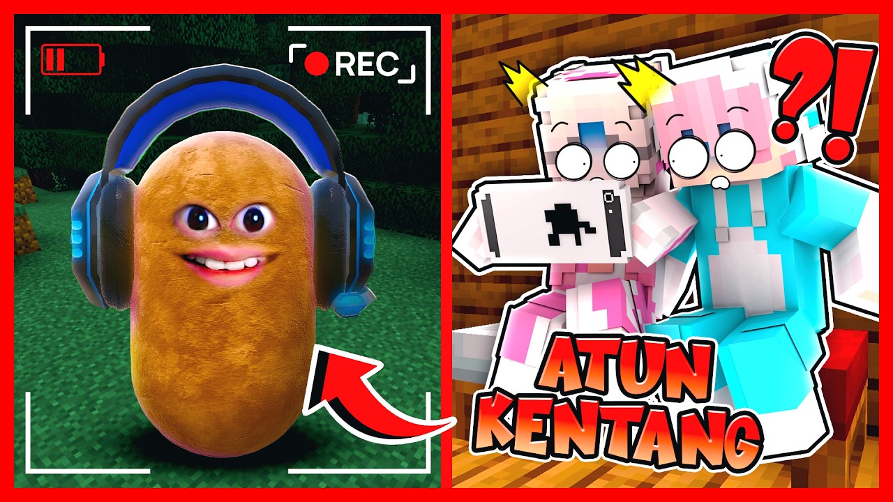 ATUN & MOMON MELIHAT PENAMPAKAN ATUN KENTANG DARI CCTV !! Feat @sapipurba Minecraft