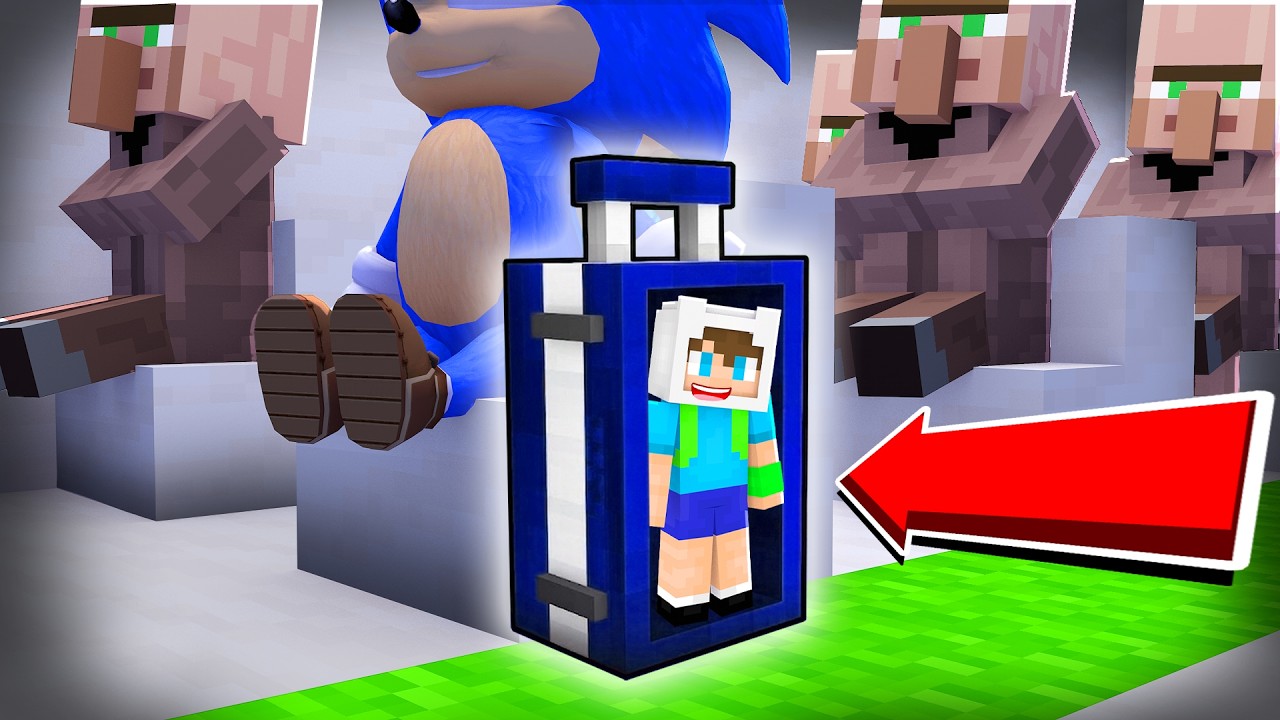 ENES KÜÇÜLÜP BEBEK SONİC'İN BAVULUNA GİRDİ 😱 Minecraft