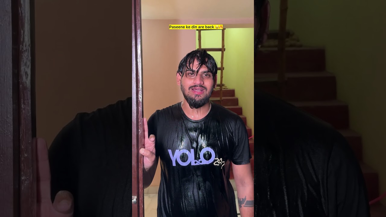 Paseena days are back 😂🔥| india family #shorts #indian #chaman #relatable #garmi #comedy #bachpan