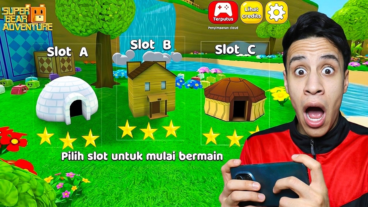 اكتشفت 3 بيوت سرية في Super Bear Adventure! 🔥😱