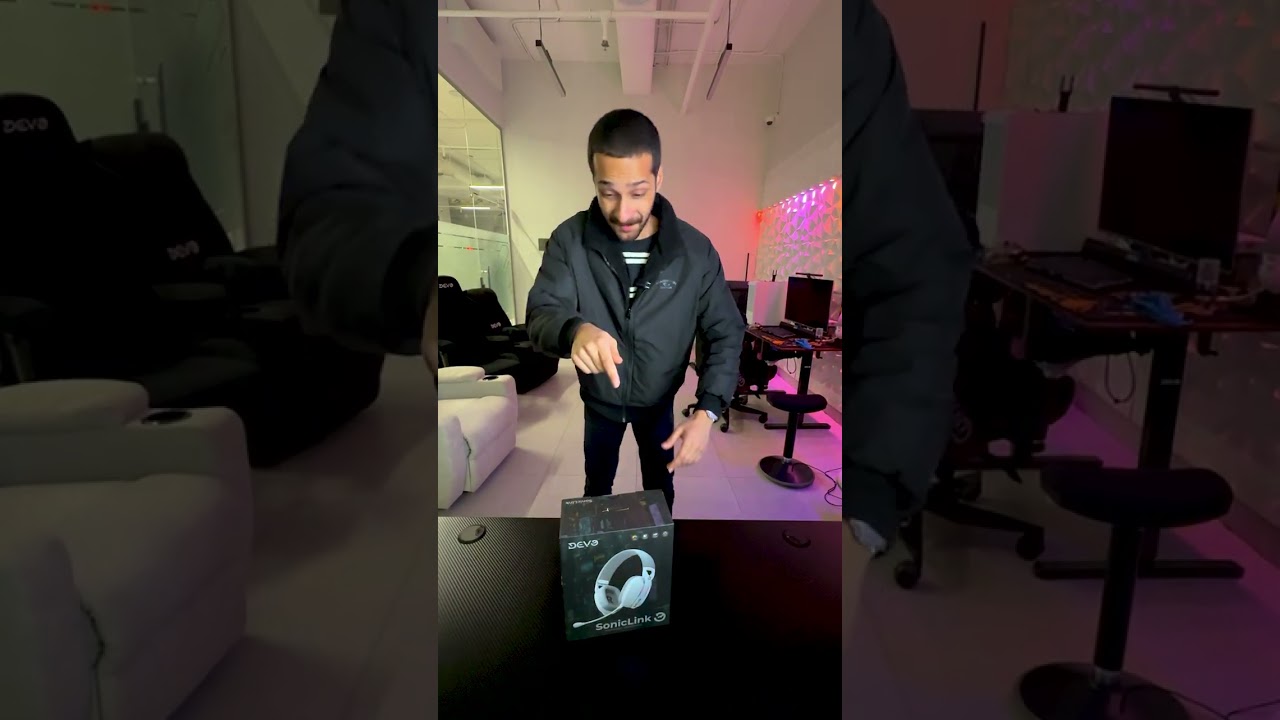 سبوكي يسوي كل شي عشان يحصل منتجات دفو 😂 Devo Gaming Headset - SonicLink ㅤ سماعة ستيريو بمشغلات 40
