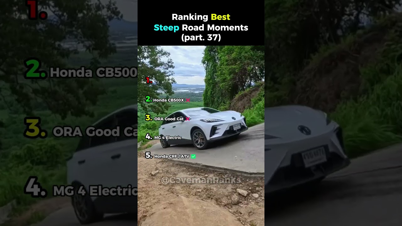 Ranking Best Steep Road Moments Part 37 😹