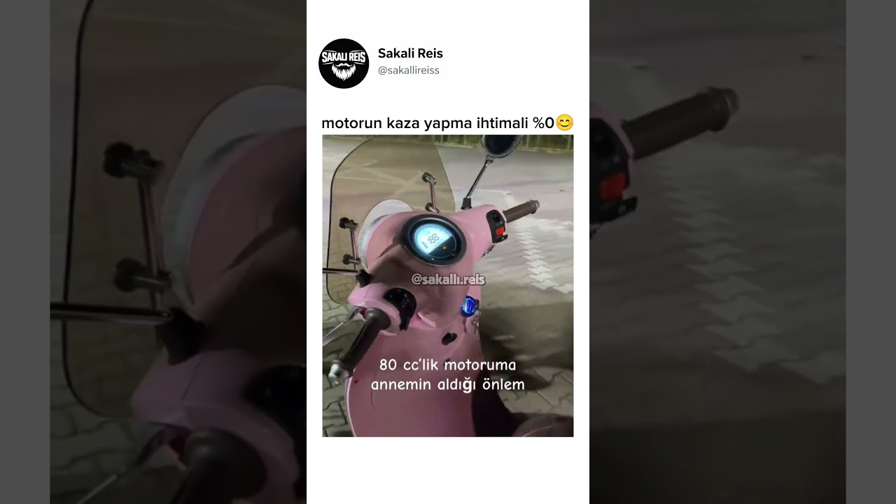 motorun kaza yapma ihtimali %0😅