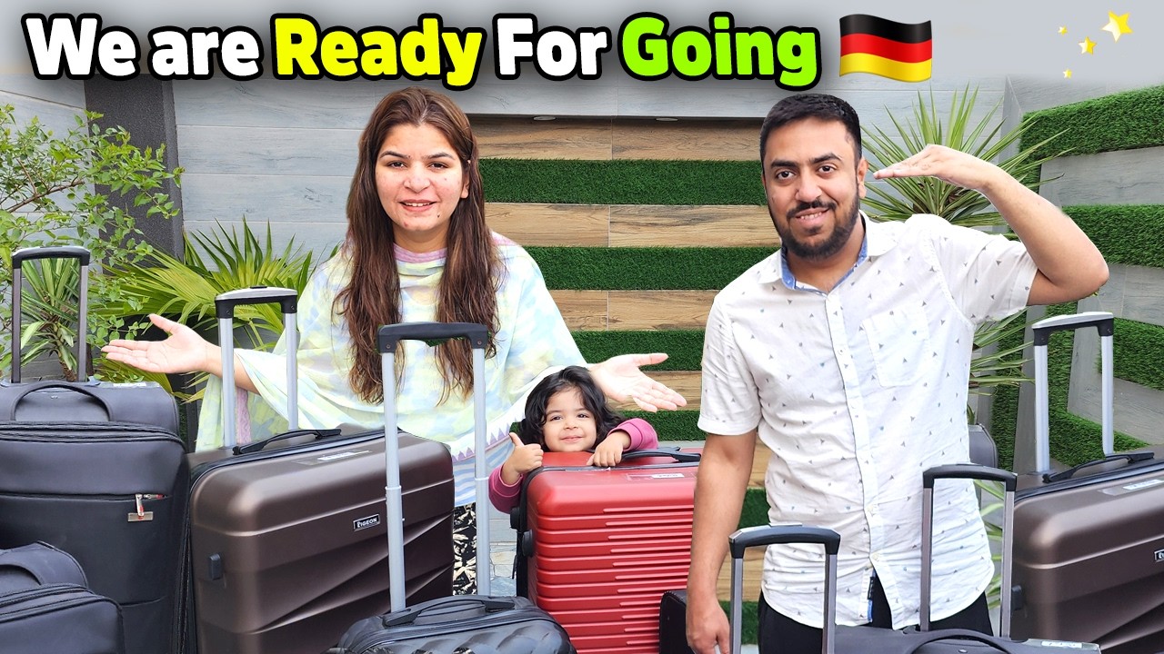 Bags Packed For Germany😍 Janay Me Sirf 1 Din Reh Gaya Hamari Feelings😭
