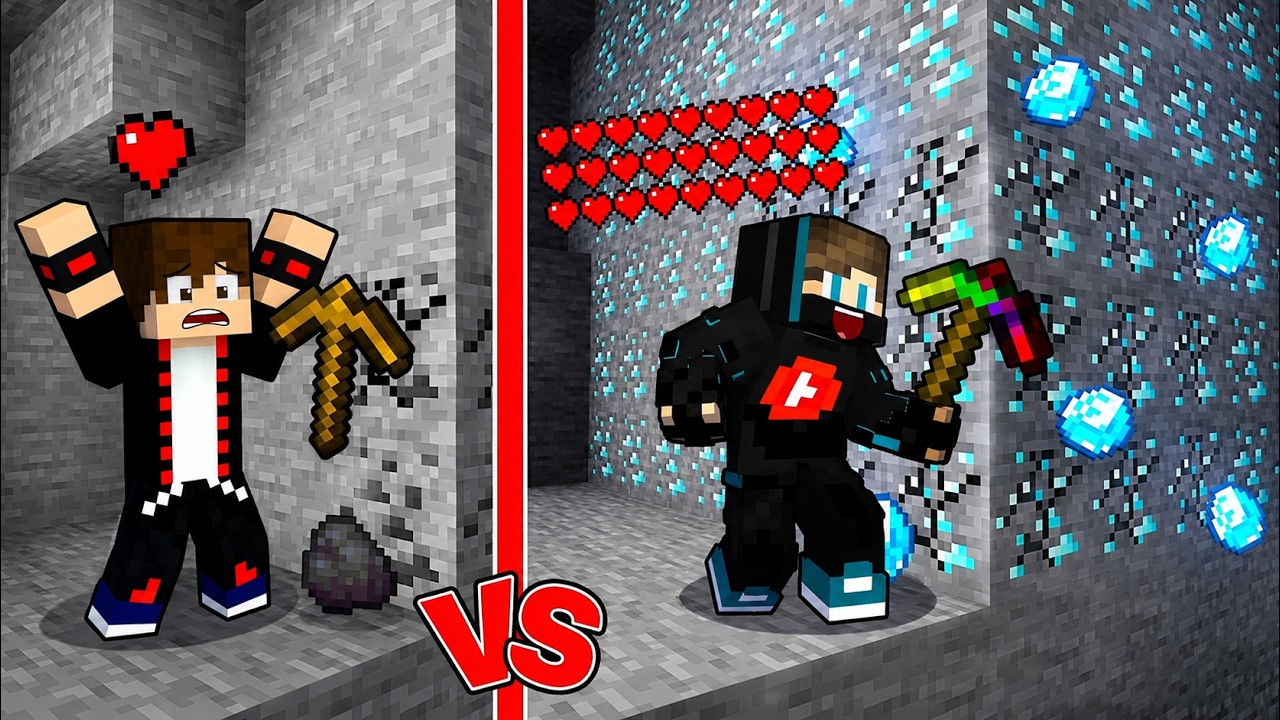 ماين كرافت : كل ما اكسر الدايموند يجيني قلب ولكن صار عندي طن قلوب !!؟ 😱🔥