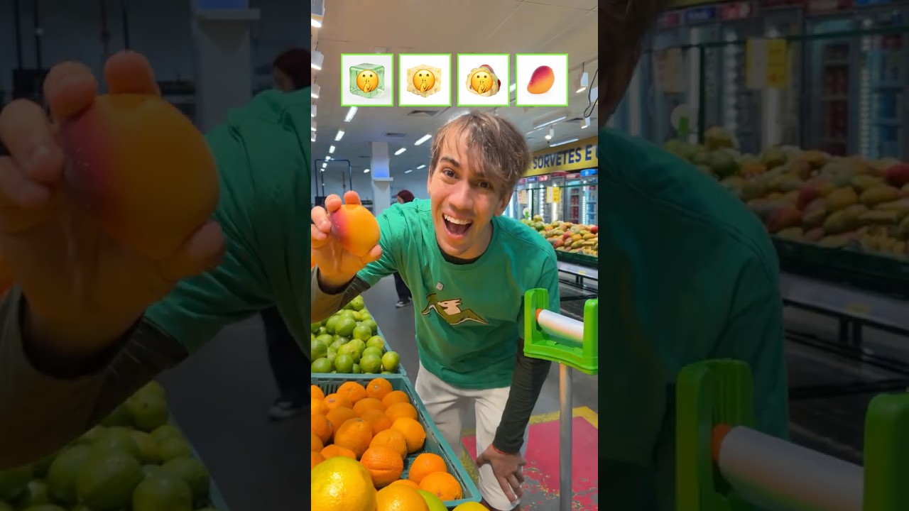 Escondi SQUISHY no Mercado