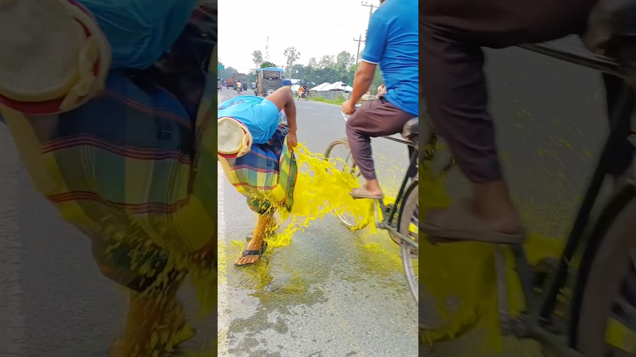The bicycle is going to the new top funny. Comedy video