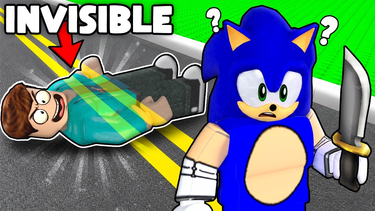 TROLLING NOOBS IN INVISIBLE HIDE AND SEEK ROBLOX !!