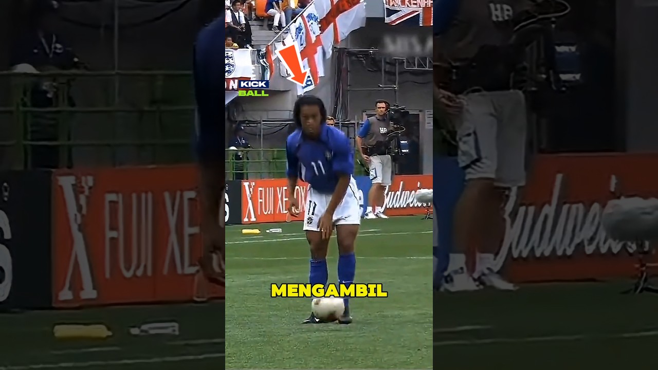 Ketika Ronaldinho dan Roberto Carlos menciptakan gol yang terlihat mudah #football