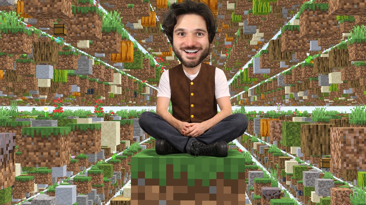 MINECRAFT, MAS O MUNDO É UM MONTE DE BLOCOS ALEATÓRIOS FLUTUANTES!