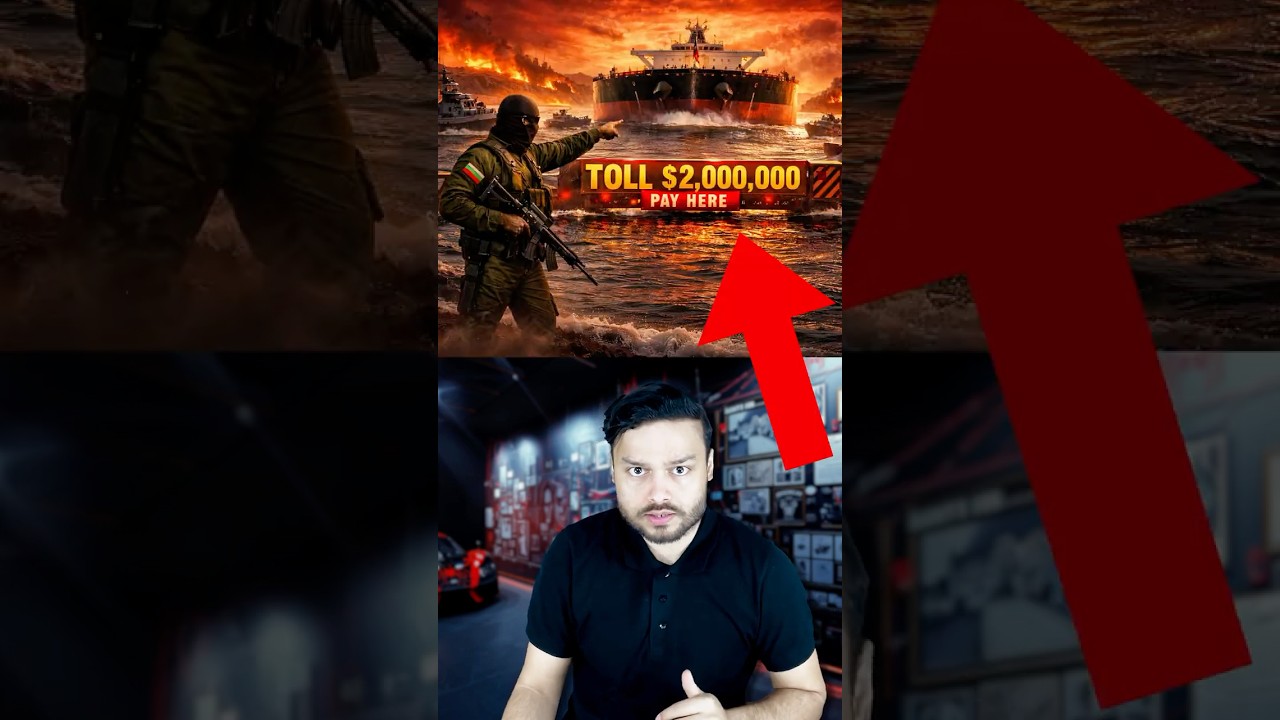 Iran FORCES Ships to Pay $2 MILLION 'Just to Pass' Strait Of Hormuz! #shorts