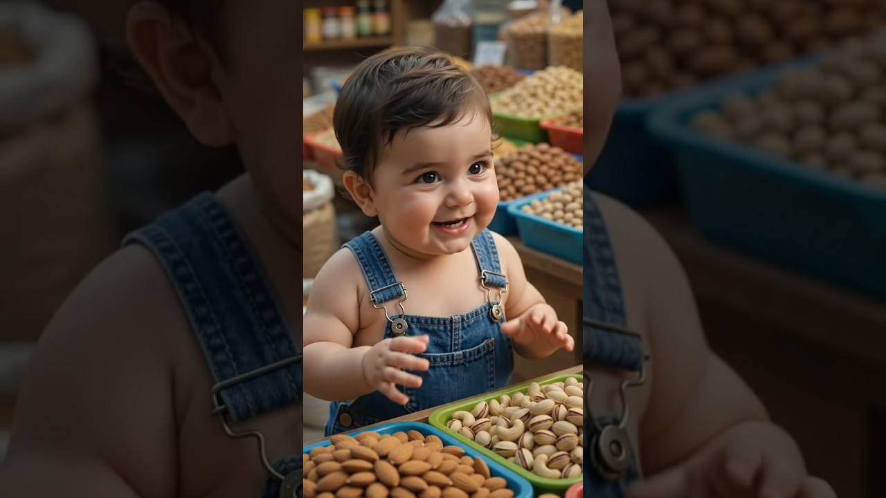 🥜👶 الطفل يطلب كيس مكسرات بدون ما أمه تعرف 😂🤣 | Iraqi Baby Funny#unfrezzmyaccount #babyshorts #viral