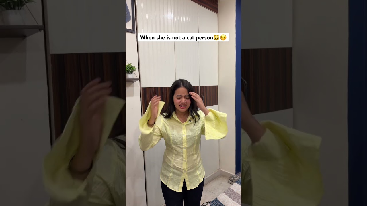 When she is not a cat person🐱😏 | Chimkandi