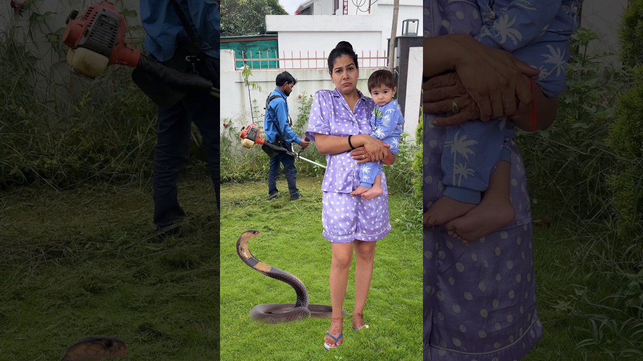 Saap🐍Nikala Garden Mai 🥴 #snake #anaconda #snakegame #garden #diana #sanjhalika