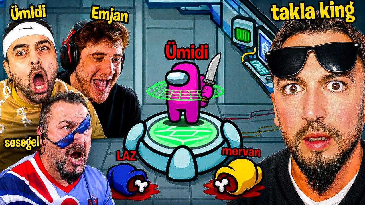 ÜMİDİ GÖZÜMÜN ÖNÜNDE KAYBOLDU!!!!! 10 YOUTUBER AMONG US (2026)