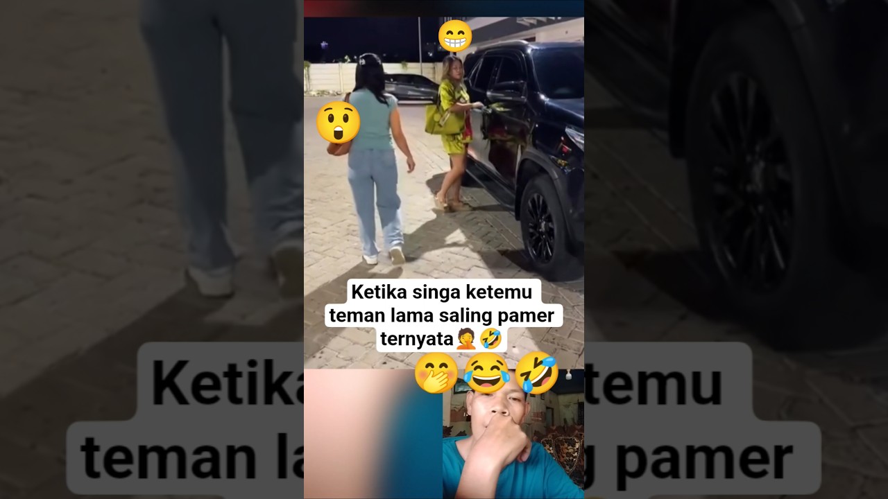 singa ketemu teman lama awalnya saling pamer,,, Tapi Endingnya bikin ngakak🤣😂 #shorts #funny #comedy