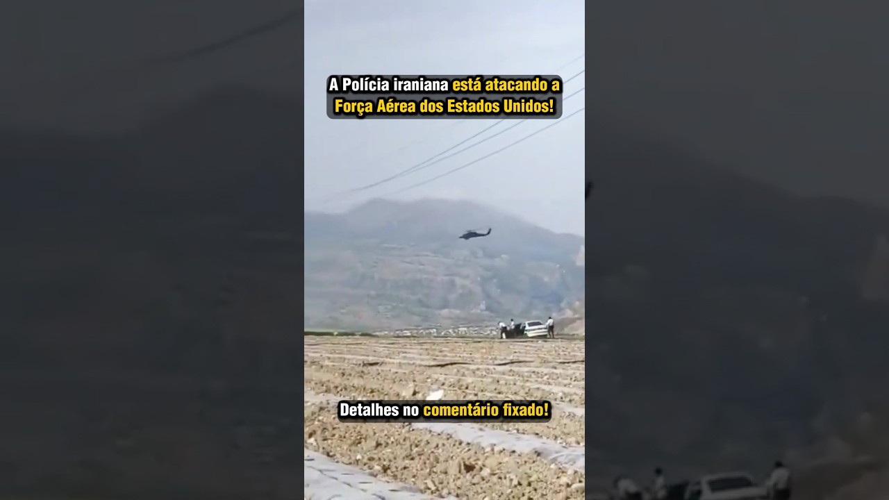 Polícia do Irã está atacando a Força Aérea dos EUA!