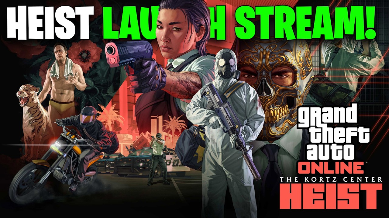 🔴 KORTZ CENTER HEIST DLC LAUNCH STREAM! It's Time to Heist - The Kortz Center Heist