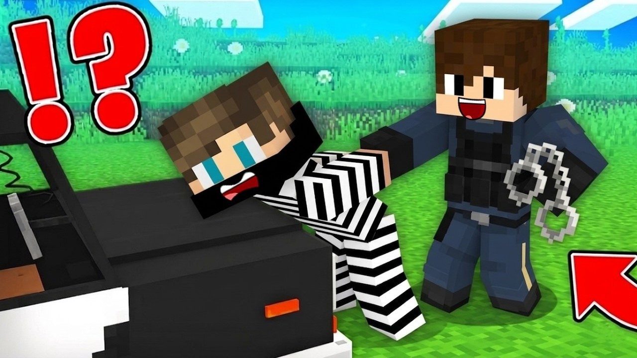 ماين كرافت لايف ستيل الحرامية #38 : كيف قدرت اهرب من الشرطة !!؟ 😱🔥