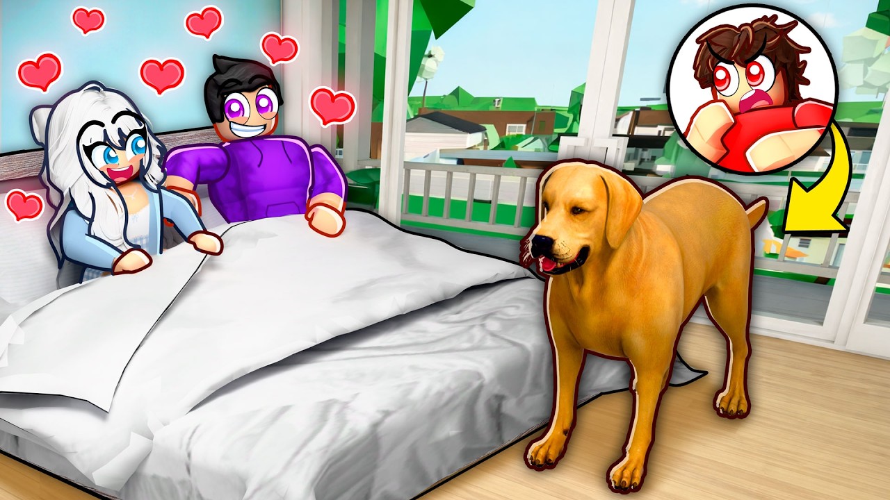 Spying On My Crush as a PET In Roblox...
