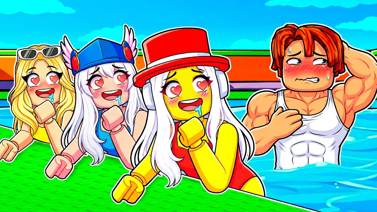 The ONLY BOY In A ODER POOL PARTY