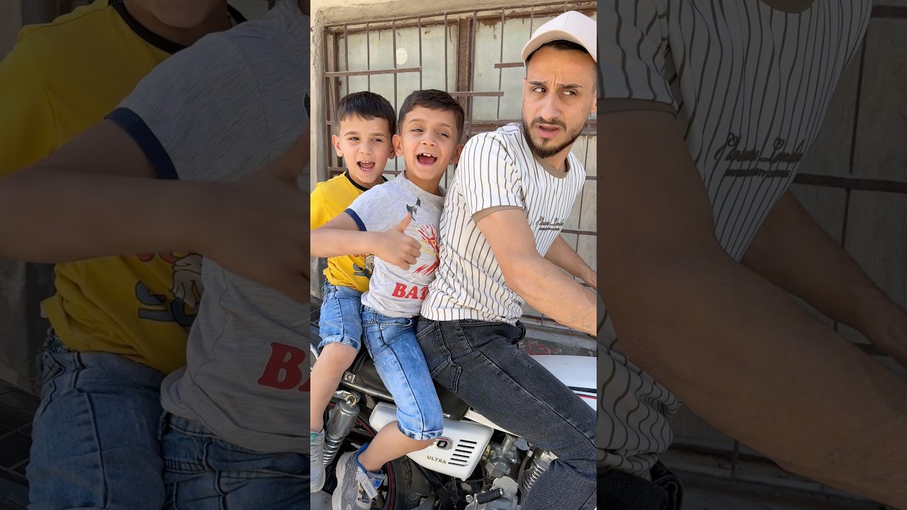 خفت مايزعلو 😣💥 ورجعت أخذتن بلماتور 🛵