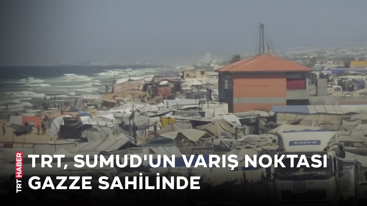 TRT, Gazze sahilinden son durumu aktardı
