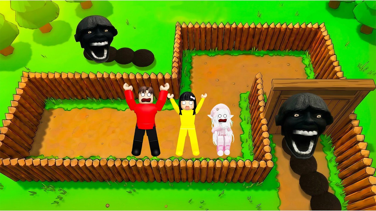 Yuta Mio Dan Baby Celine Buat Rumah Aman Dari Cacing Monster 67 | ROBLOX