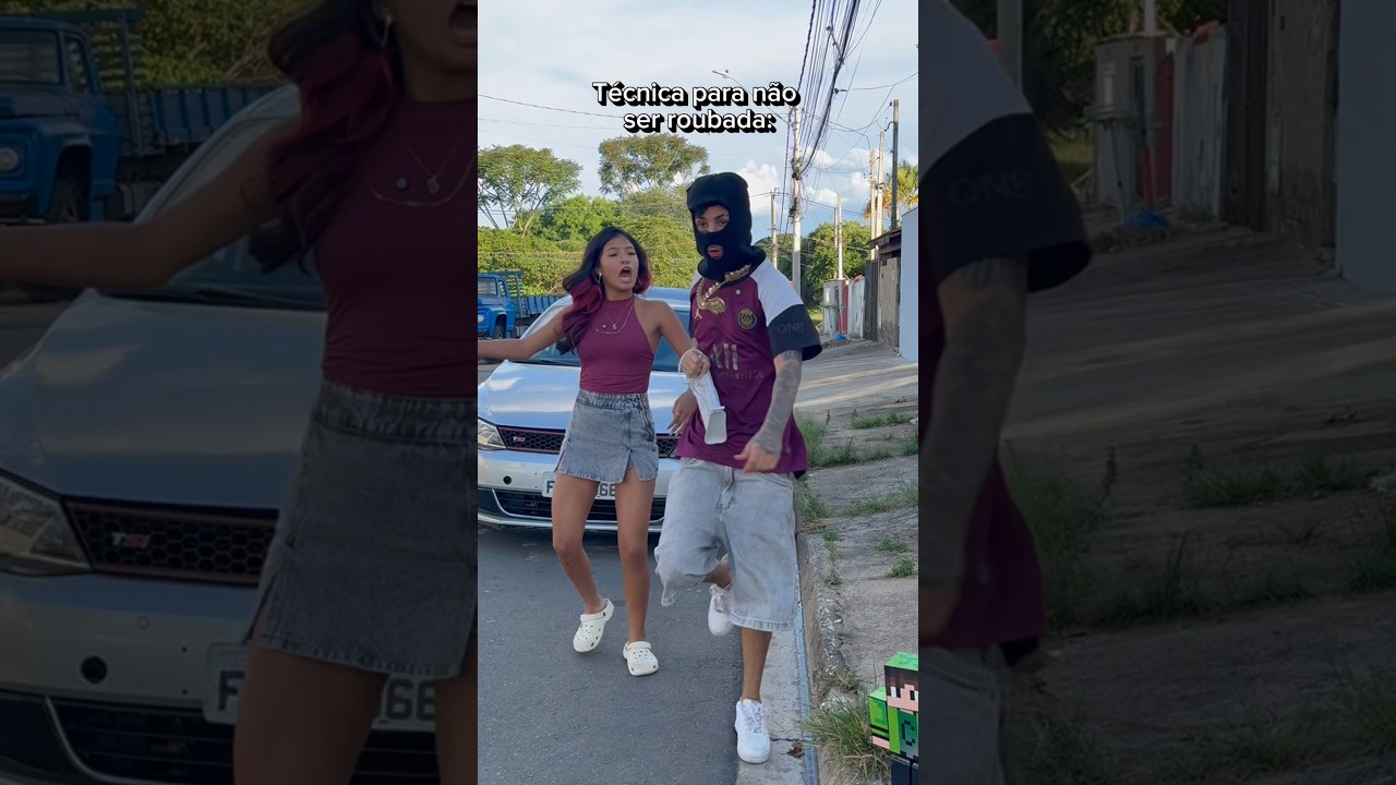 Técnica para não ser roubada 😂