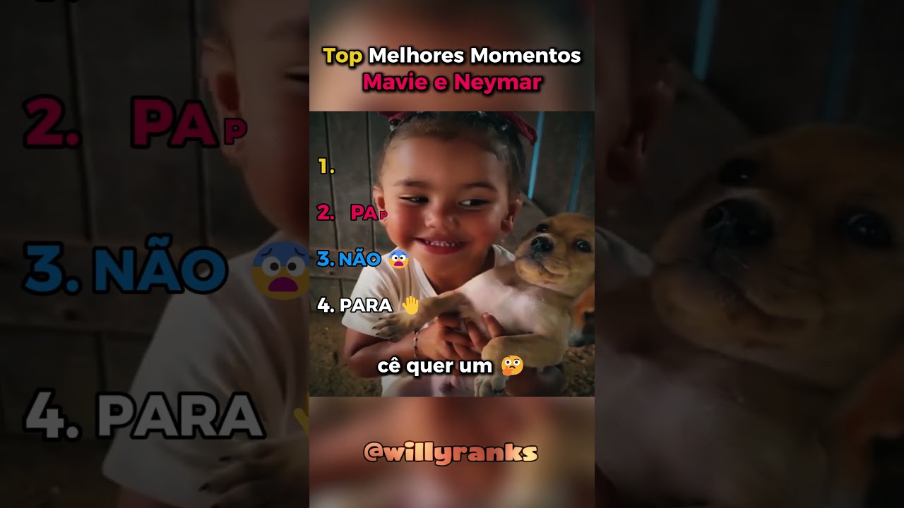 Rankeando Melhores Momentos do Neymar com a Mavie #shorts #futebol #ranking #top5 #meme
