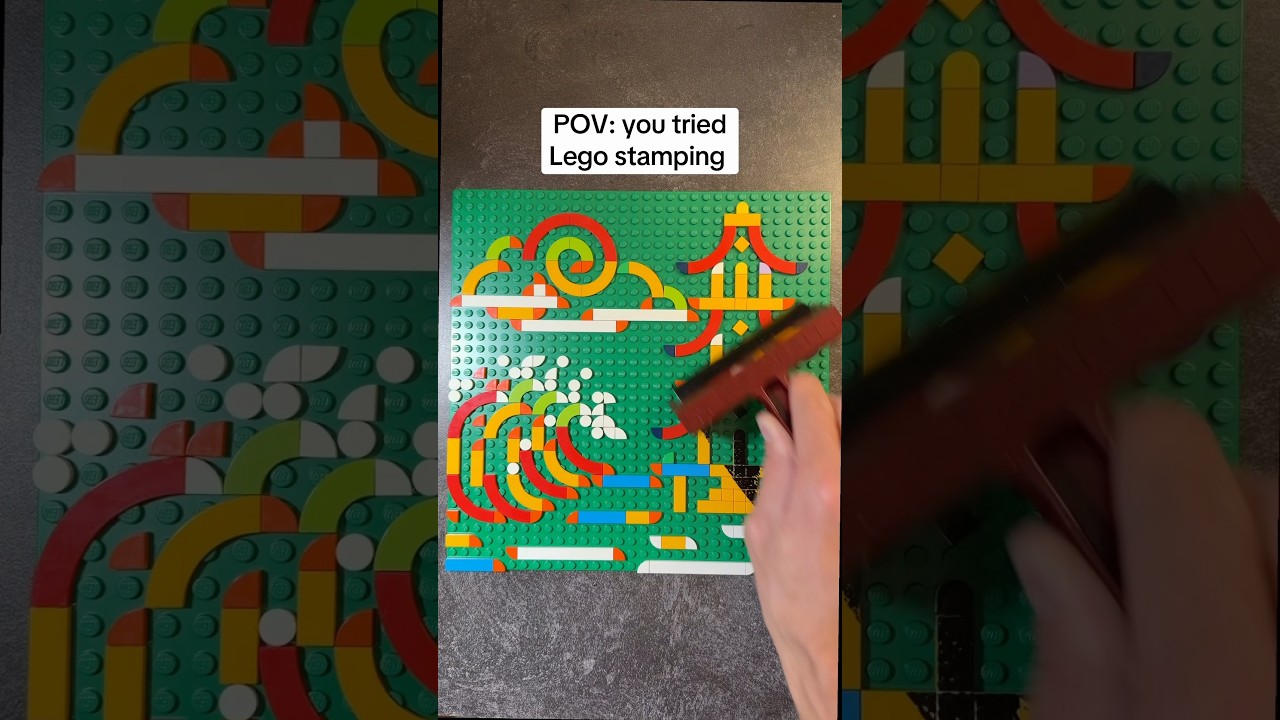 my latest Lego block print. Have you tried this? #art #lego #printing - Published by Harrison How