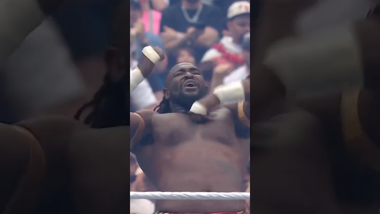 Oba Femi has DEFEATED The Beast 🤯🤯🤯 #WrestleMania